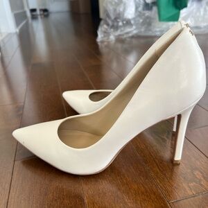 Sam Edelman hazel bright white heels